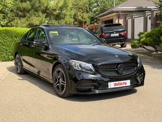 2019 Mercedes-Benz C-Класс 300 IV (W205) Рестайлинг, чёрный, 4200000 рублей, вид 2