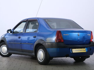 2006 Renault Logan I, синий, 169000 рублей, вид 4