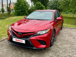 2020 Toyota Camry US Market VIII (XV70), красный, 1850000 рублей, вид 2