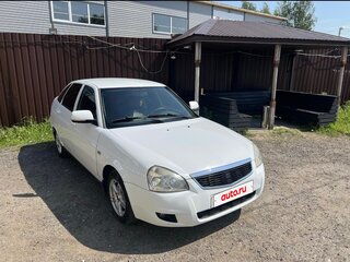 2008 Lada (ВАЗ) Priora I, белый, 260000 рублей, вид 4