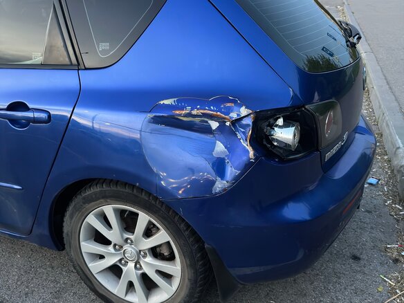 2006 Mazda 3 I (BK), синий - вид 10