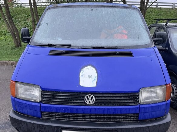 1993 Volkswagen Transporter, синий, 250000 рублей
