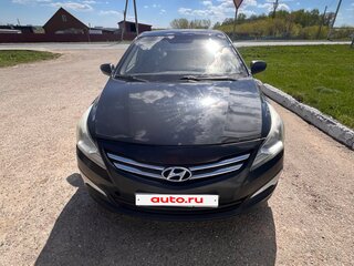 2016 Hyundai Solaris I Рестайлинг, чёрный, 600000 рублей, вид 1