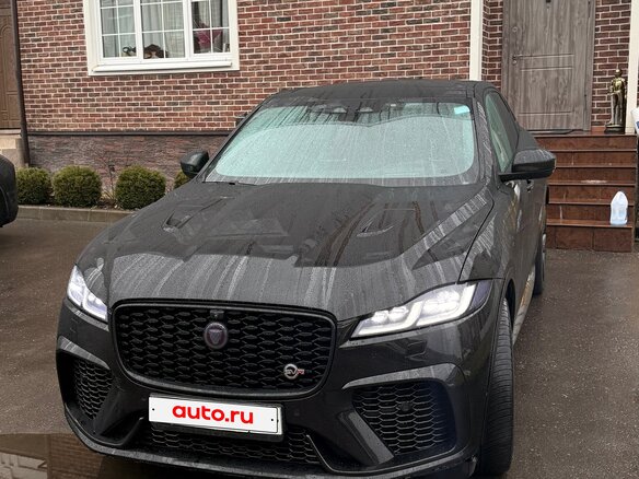 2022 Jaguar F-Pace SVR I Рестайлинг, чёрный, 6900000 рублей