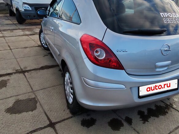 2008 Opel Corsa D, серебристый, 520000 рублей - вид 5