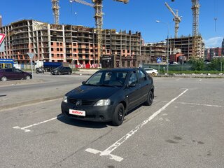 2009 Renault Logan I, серый, 175000 рублей, вид 2