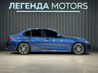2021 BMW 3 серии 318d VII (G2x), синий, 2795000 рублей, вид 3
