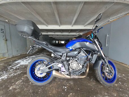 2020 Yamaha MT-07 (FZ-07), синий, 860000 рублей, вид 4