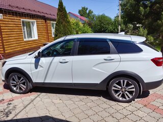 2019 Lada (ВАЗ) Vesta SW Cross I, белый, 1300000 рублей, вид 4