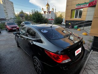 2011 Hyundai Solaris I, чёрный, 500000 рублей, вид 4