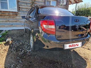 2012 Lada (ВАЗ) Granta I, чёрный, 230000 рублей, вид 5