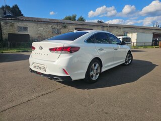 2019 Hyundai Sonata VII (LF) Рестайлинг, белый, 1999900 рублей, вид 3