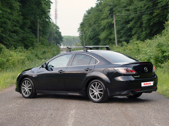 2011 Mazda 6 II (GH) Рестайлинг, чёрный