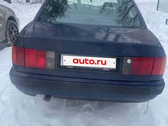 1991 Audi 100 IV (C4), синий, 550000 рублей - вид 4