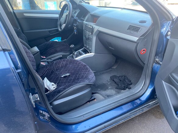 2012 Opel Astra H Рестайлинг, синий, 540000 рублей - вид 7