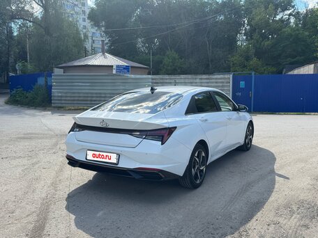 2021 Hyundai Elantra VII (CN7), белый, 1780000 рублей, вид 5
