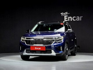 2022 Kia Seltos I Рестайлинг, синий, 2190000 рублей, вид 2