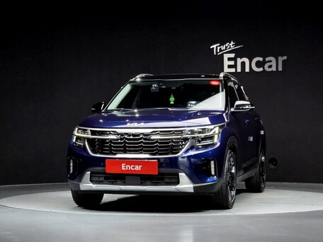 2022 Kia Seltos I Рестайлинг, синий, 2190000 рублей, вид 2