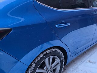 2017 Hyundai Elantra VI (AD), синий, 1352000 рублей, вид 4
