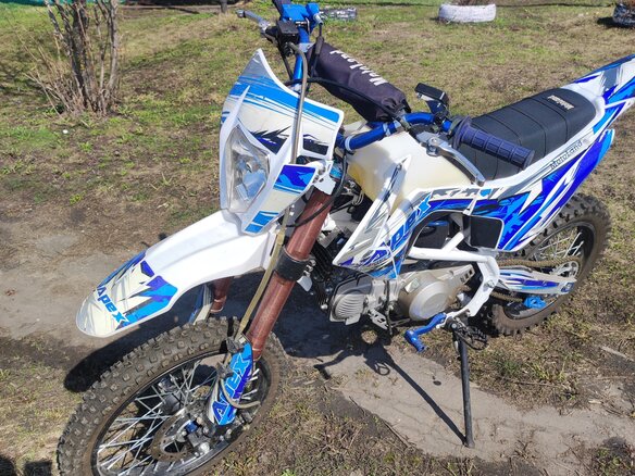 2018 Motoland APEX140, голубой, 115000 рублей - вид 9