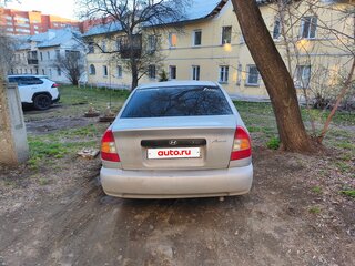 2005 Hyundai Accent ТагАЗ II, серебристый, 160000 рублей, вид 4