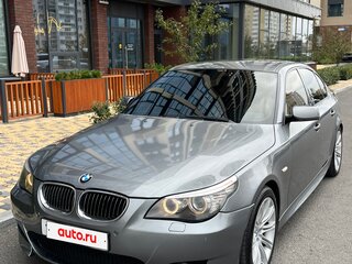 2008 BMW 5 серии 525i V (E60/E61) Рестайлинг, серый, 1300000 рублей, вид 5