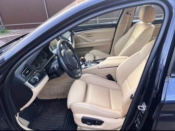 2015 BMW 5 серии 520d VI (F10/F11/F07) Рестайлинг, синий, 2700000 рублей - вид 13