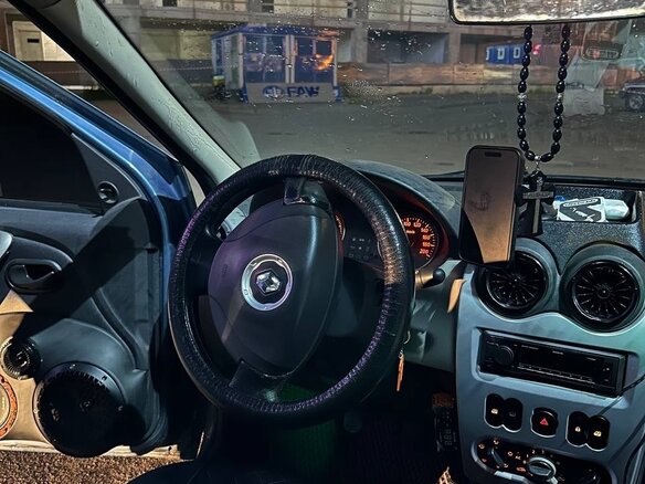 2010 Renault Logan I Рестайлинг, синий, 380000 рублей - вид 9