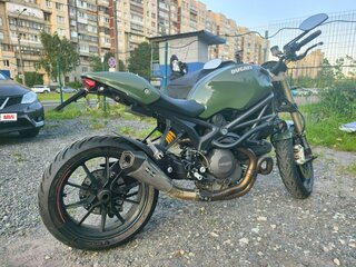 2012 Ducati Monster 1100, зелёный, 450000 рублей, вид 3