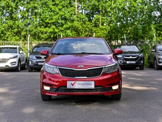 2016 Kia Rio III Рестайлинг, красный, 774000 рублей, вид 3