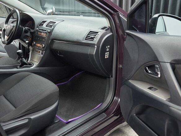 2009 Toyota Avensis III, фиолетовый, 859000 рублей - вид 10