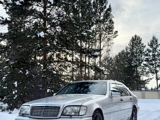 1997 Mercedes-Benz S-Класс 320 Long III (W140) Рестайлинг, серебристый, 2800000 рублей, вид 2