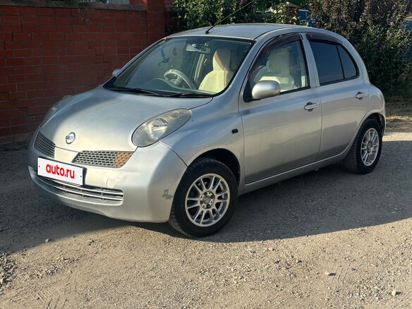 2003 Nissan March III (K12), серебристый, 305000 рублей