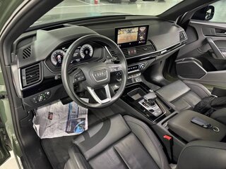 2023 Audi Q5 45 TFSI II (FY) Рестайлинг, зелёный, 5900000 рублей, вид 3