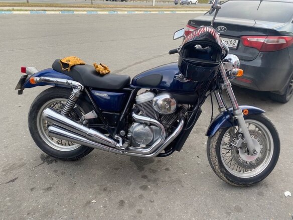 1995 Honda VRX 400, синий, 330000 рублей - вид 12