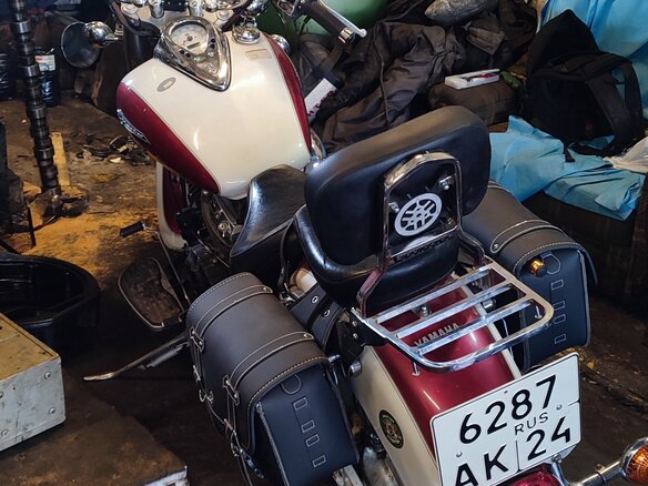 2001 Yamaha XVS400 Drag Star, белый, 350000 рублей - вид 5