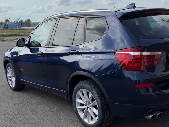 2017 BMW X3 28i xDrive II (F25) Рестайлинг, синий, 2600000 рублей - вид 14