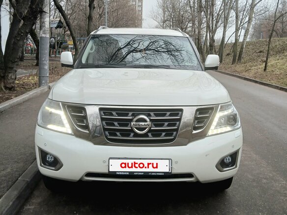 2014 Nissan Patrol VI (Y62) Рестайлинг, белый, 2550000 рублей - вид 2