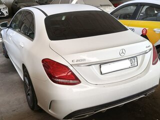 2018 Mercedes-Benz C-Класс 200 9G-TRONIC IV (W205), белый, 2280000 рублей, вид 4