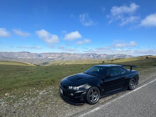1998 Nissan Skyline X (R34), чёрный, 5500000 рублей, вид 4