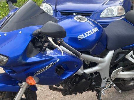 2000 Suzuki SV 650, синий, 270000 рублей, вид 1