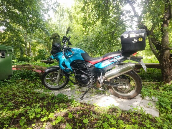 2008 BMW F 650 GS, голубой, 400000 рублей