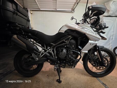 2018 Triumph Tiger 800, белый, 970000 рублей, вид 2