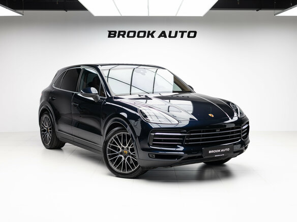2018 Porsche Cayenne III, синий, 6190000 рублей - вид 2