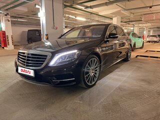2015 Mercedes-Benz S-Класс 350 CDI BlueTEC Long 7G-TRONIC VI (W222, C217), чёрный, 3800000 рублей, вид 1
