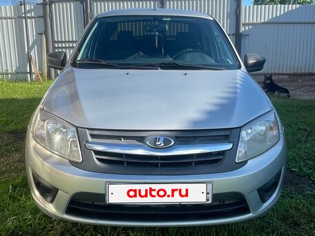 2015 Lada (ВАЗ) Granta I, серебристый, 316000 рублей, вид 2