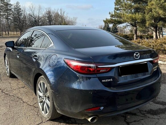 2019 Mazda 6 III (GJ) Рестайлинг 2, синий, 2650000 рублей - вид 5