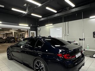 2020 BMW 5 серии 540d xDrive VII (G30/G31/G38) Рестайлинг, синий, 6300000 рублей, вид 4