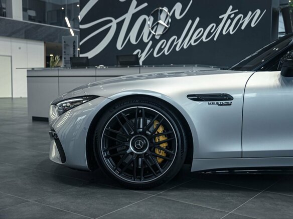2022 Mercedes-Benz SL-Класс AMG 63 AMG IV (R232), серый - вид 2