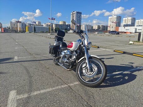 1998 Yamaha XVS400 Drag Star, белый, 360000 рублей, вид 2
